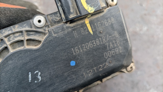 RENAULT 161206381R Дроссельная заслонка в сборе в наличии Винница
