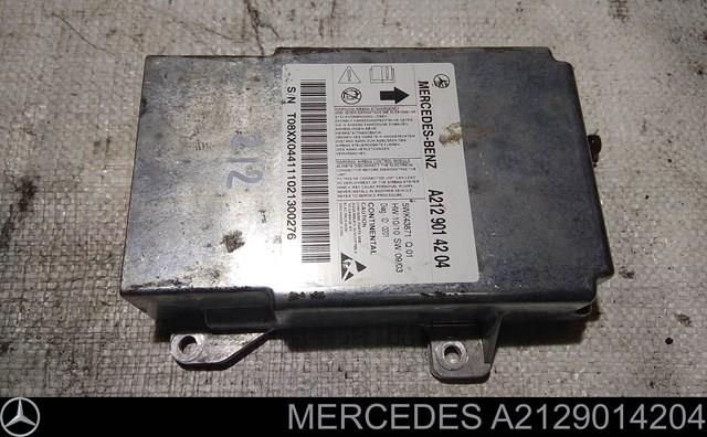 Модуль-процессор управления подушкой безопасности (ЭБУ AIRBAG) A2129014204 MERCEDES