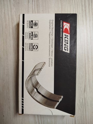 KING CR6900SV025 Вкладыши коленвала шатунные, комплект, 1-й ремонт (+0,25) в наличии Кривой Рог