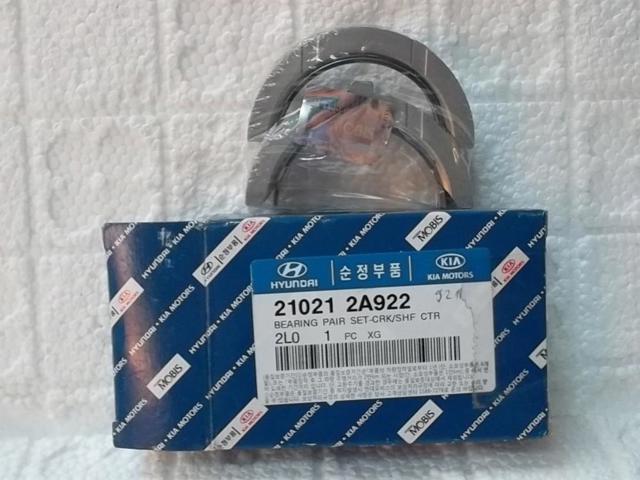 210212A922 HYUNDAI Вкладыши коленвала коренные, комплект, стандарт (STD) купить в Черкассы
