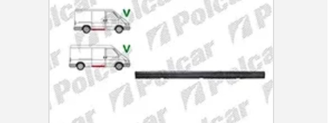 POLCAR 3244421 Порог (сдвижной) боковой двери в наличии Сумы