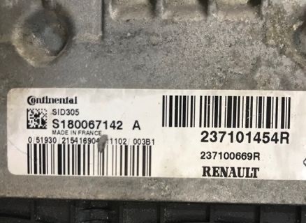 RENAULT 237101454R Модуль управления (ЭБУ) двигателем в наличии Николаев