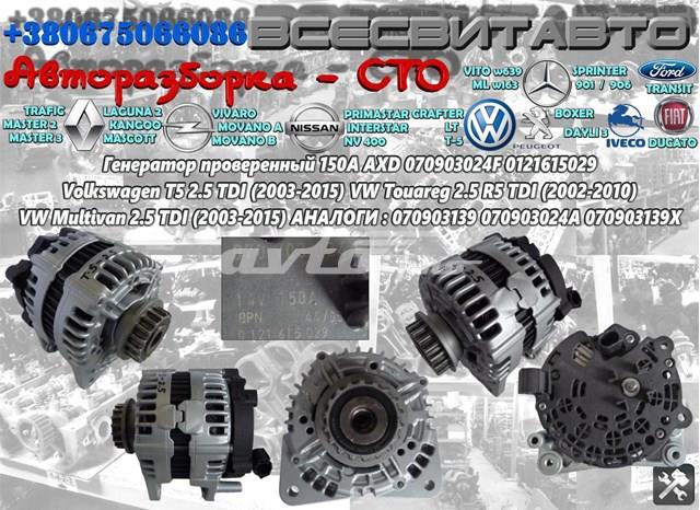 Автомобильный генератор 0121615029 BOSCH