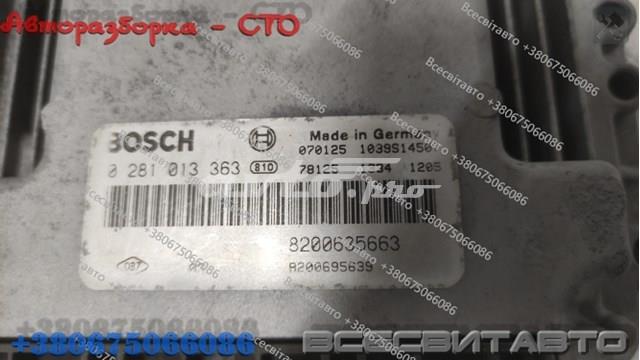 0281013363 RENAULT Модуль управления (ЭБУ) двигателем купить в Харьков