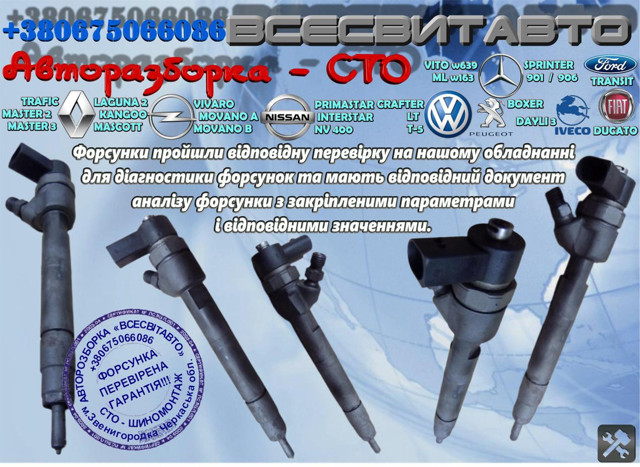Топливные форсунки 445110177 BOSCH