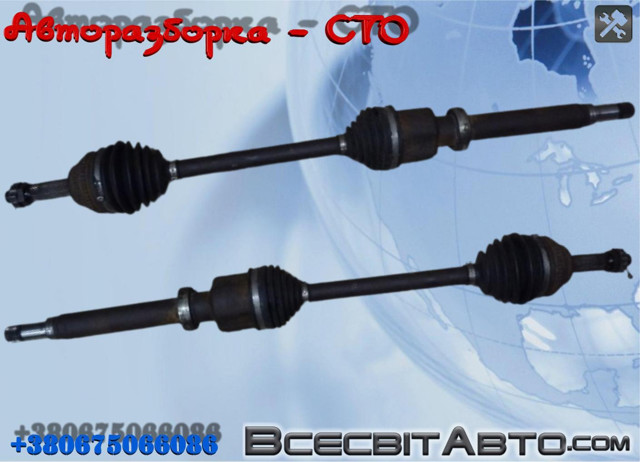 Вал приводной правый 6C113B436BE FORD