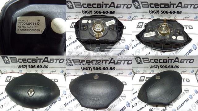 Подушка безопасности водительская airbag на 3 спици renault kangoo (1997-2007)	7700429758d	7700429758		(	6	)
 7700429758