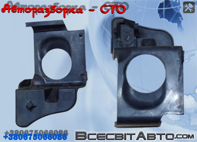 Кронштейн усилителя переднего бампера 7P6807879B VAG