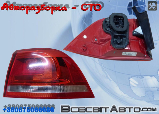 Фара задняя правая внешняя 7P6945096D VAG