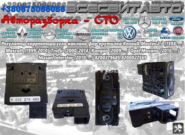 Кнопка корректора фар 8200022569 OPEL