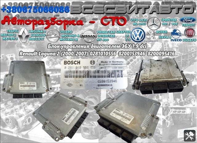ЭБУ двигателем 8200095416 RENAULT