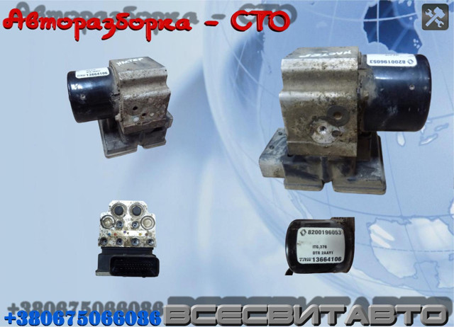 Блок управления АБС  8200196053 RENAULT