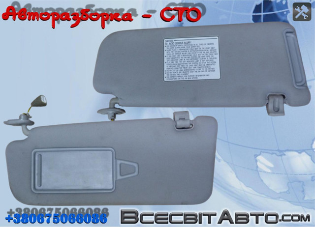 Козырек солнцезащитный автомобиля 852102B381TX HYUNDAI