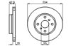 Диск тормозной передний 0986478585 BOSCH