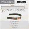 Клиновый ремень 7PK1820 MASUMA