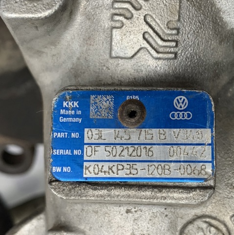 VAG 03L145715B Турбина в наличии Одесса