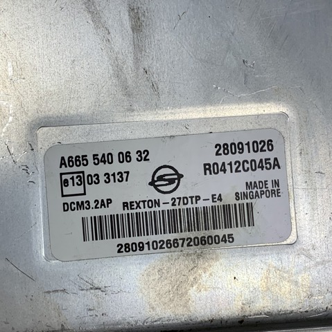 6655400632 SSANG YONG купить в Николаев