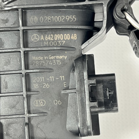 MERCEDES A6420900048 Датчик потока (расхода) воздуха, расходомер M.A.F. - (Mass Airflow) в наличии Днепр
