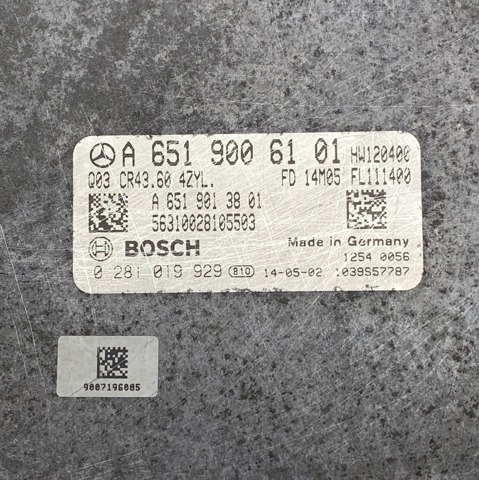 MERCEDES A6519006101 в наличии Харьков