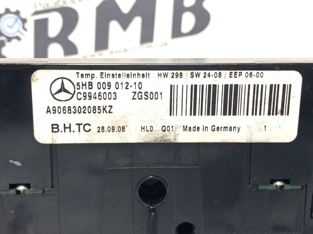 MERCEDES A9068302085 Блок управления кондиционером в наличии Кривой Рог