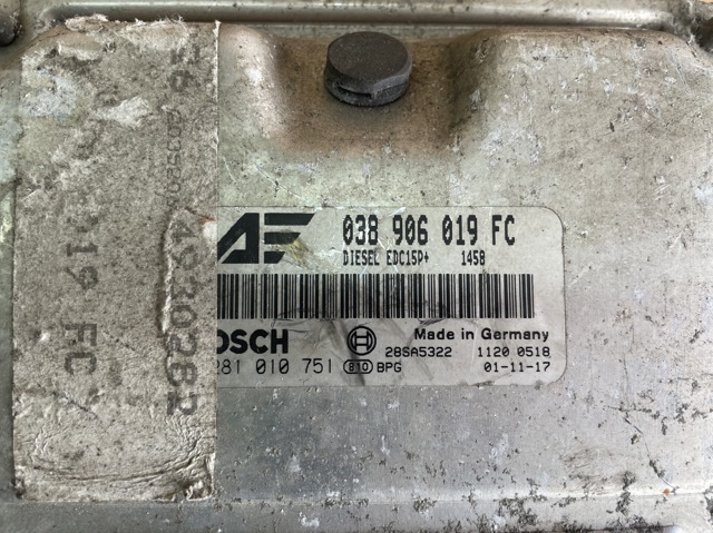 VAG 038906019FC Модуль управления (ЭБУ) двигателем в наличии Черкассы