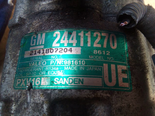 OPEL 24411270 Компрессор кондиционера в наличии Житомир