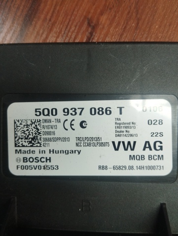5Q0937086T VAG купить в Ирпень