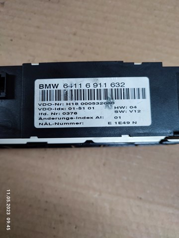 64116911632 BMW Блок управления режимами отопления/кондиционирования купить в Житомир