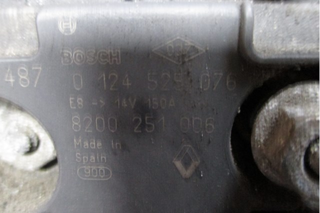 RENAULT 8200251006 Генератор в наличии Хмельницкий