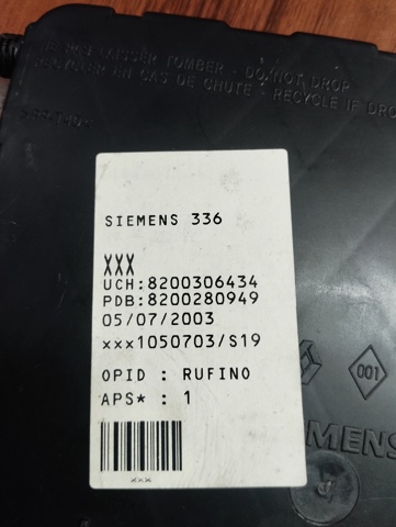 8200298457 RENAULT Блок управления двигателем купить в Кривой Рог