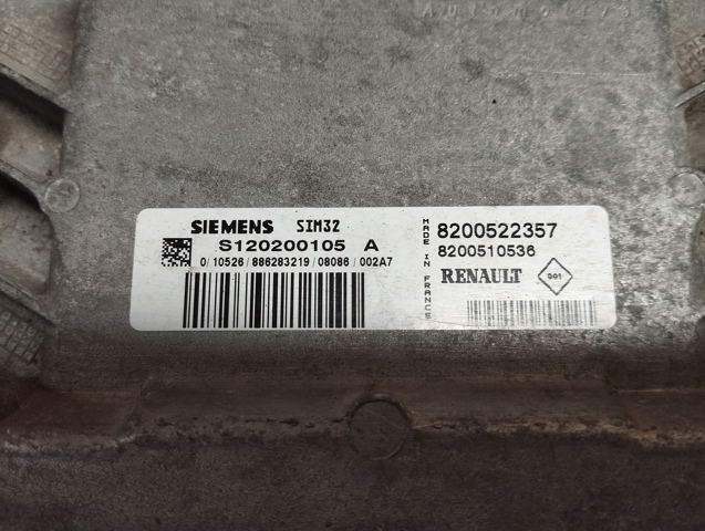 8200522357 RENAULT Модуль управления (ЭБУ) двигателем купить в Сумы