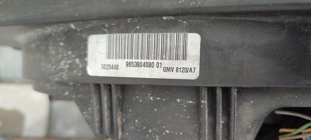 PEUGEOT 965380408001 Диффузор радиатора охлаждения, в сборе с мотором и крыльчаткой в наличии Днепр