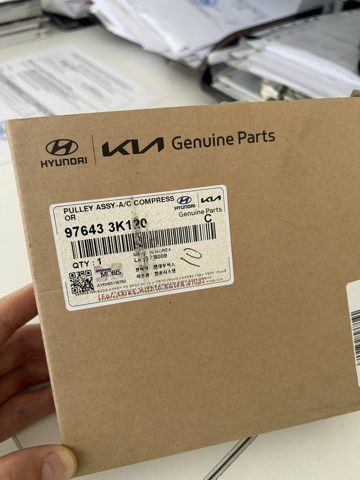 976433K120 HYUNDAI Шкив компрессора кондиционера купить в Павлоград