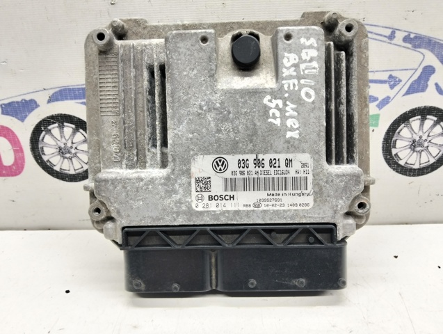 Электронный блок управления двигателем 03G906021QM VAG