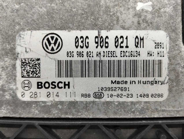 03G906021QM VAG Блок управления двигателем купить в Ужгород