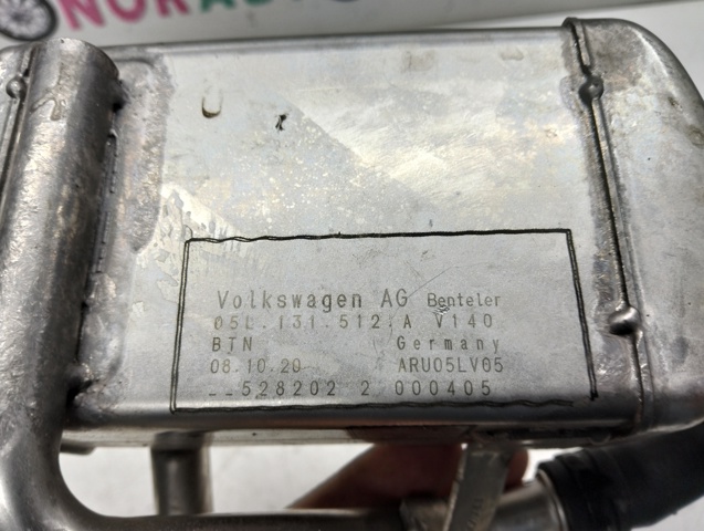05L131512A VAG Радиатор системы EGR рециркуляции выхлопных газов купить в Харьков