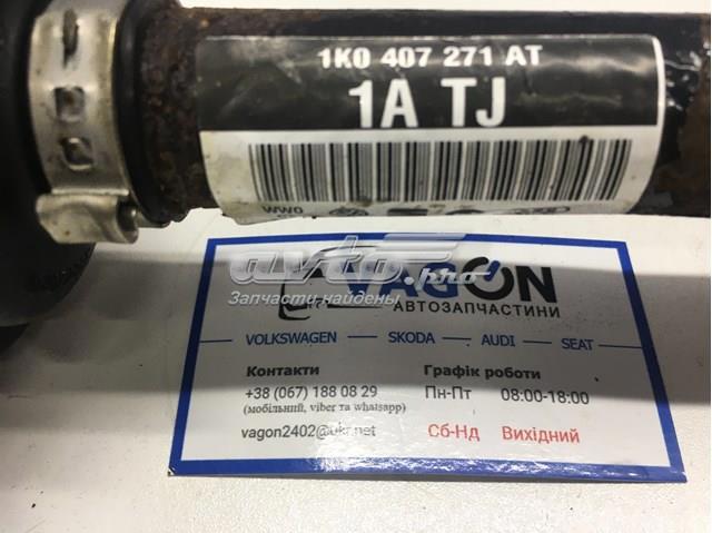 1K0407271AT VAG Полуось (привод) передняя левая купить в Ровно