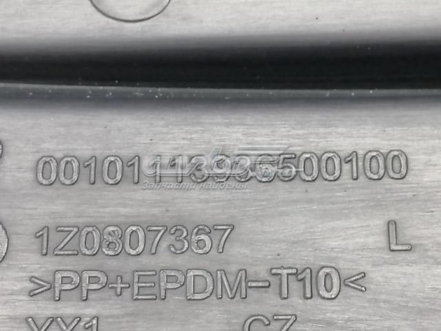 1Z0807367 VAG Заглушка (решетка) противотуманных фар бампера переднего левая купить в Харьков