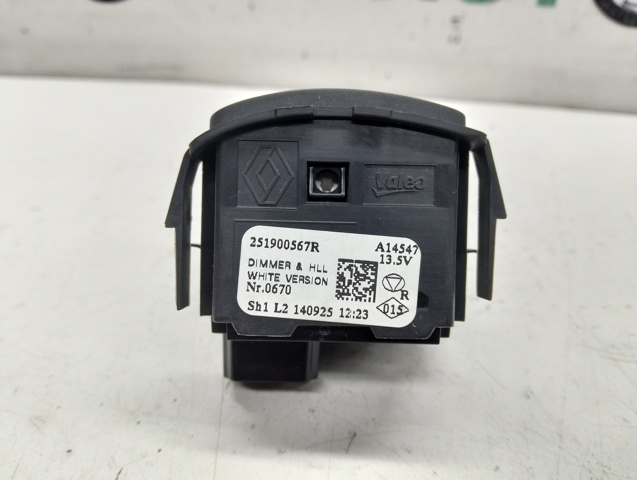 RENAULT 251900567R Кнопка (регулятор) корректора фар в наличии Одесса