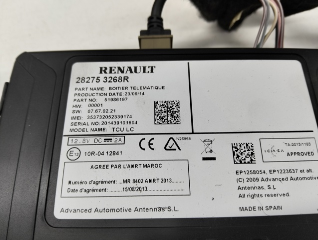 RENAULT 282753268R в наличии Ирпень
