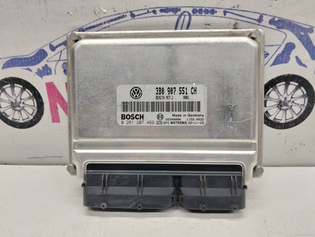 Компьютер двигателя 3B0907551CH VAG