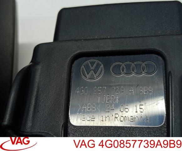 4G0857739A9B9 Рычаг (замок) фиксации ремня безопасности задний левый купить Хмельницкий