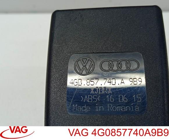 4G0857740A9B9 Рычаг (замок) фиксации ремня безопасности задний правый купить Ирпень