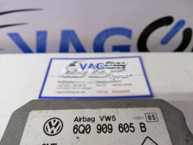6Q0909605B VAG Модуль-процессор управления подушкой безопасности (ЭБУ AIRBAG) купить в Запорожье