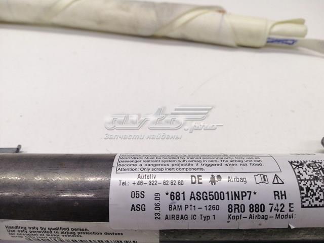 8R0880742E Подушка безопасности (AIRBAG) шторка боковая правая купить Запорожье