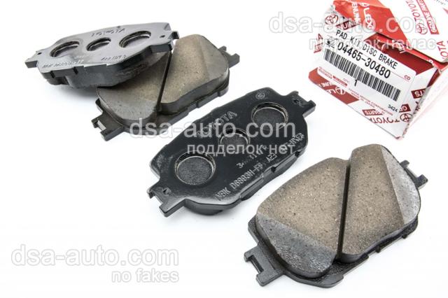 0446530480 TOYOTA Колодки тормозные передние дисковые купить в Львов