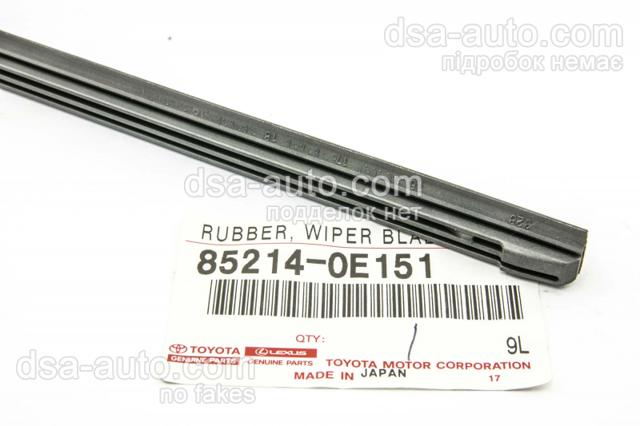 Резинка стеклоочистителя водительская 852140E151 TOYOTA