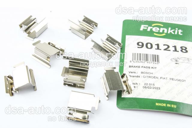 Комплект пружинок крепления передних дисковых колодок 901218 FRENKIT
