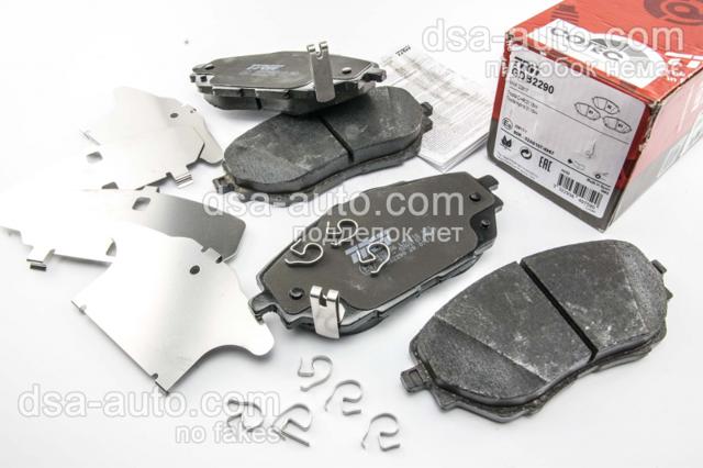 Колодки тормозные GDB2290 TRW