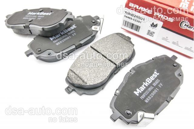 Колодки тормозные дисковые комплект MRB20001 MarkBest